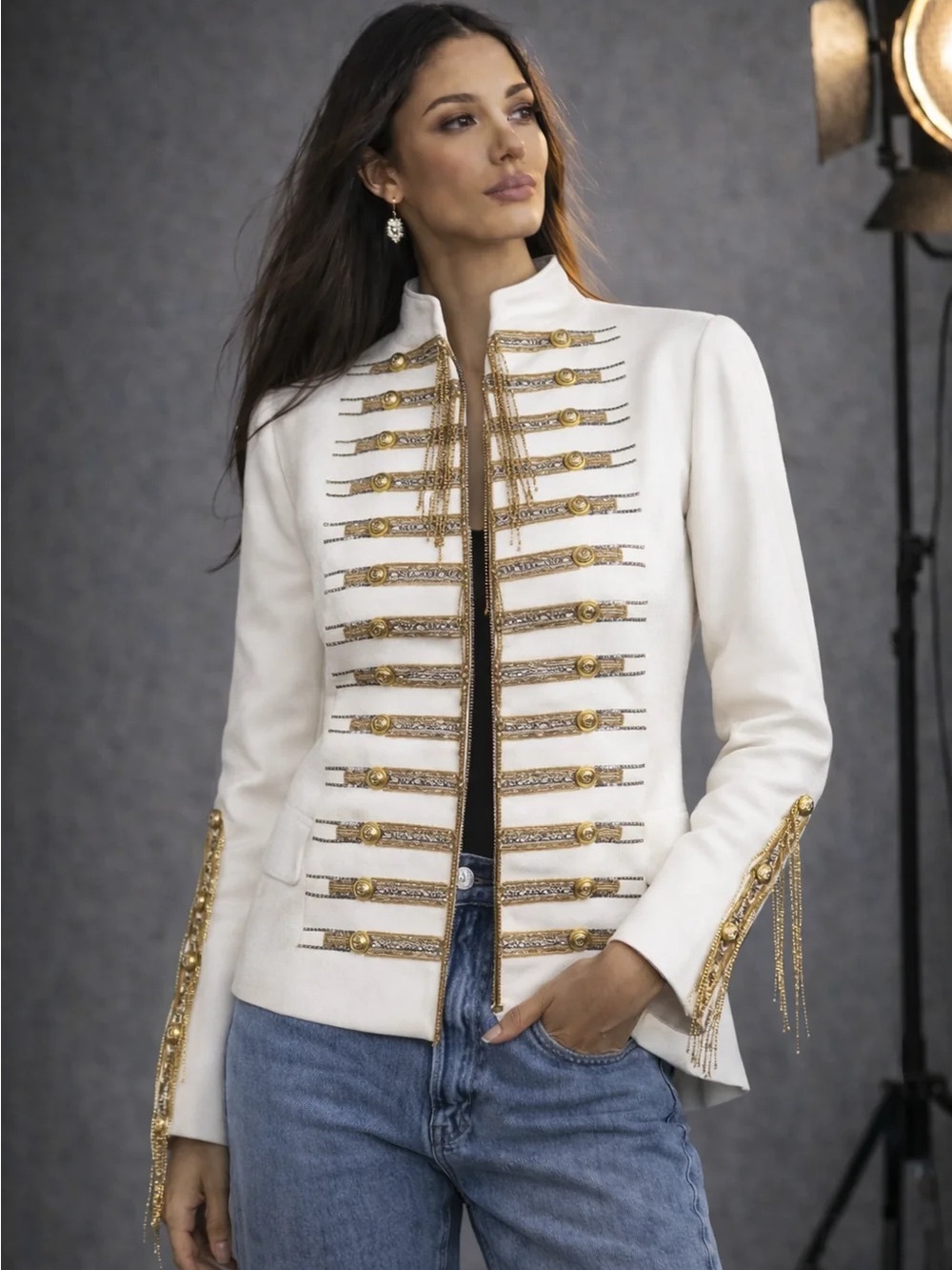 Brand New- Nadya Shah Tashia Regency Jacket 🤍✨